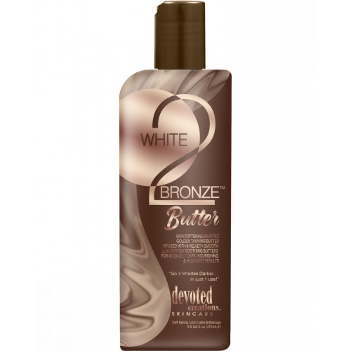 Devoted Creations White 2 Bronze Butter Dark Tanning Lotion iedegumu veicinošs losjons 250ml