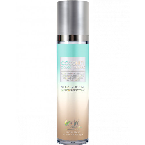 Devoted Creations Coconut Color Cream Iedegumu veiconošā sejas maska 50ml