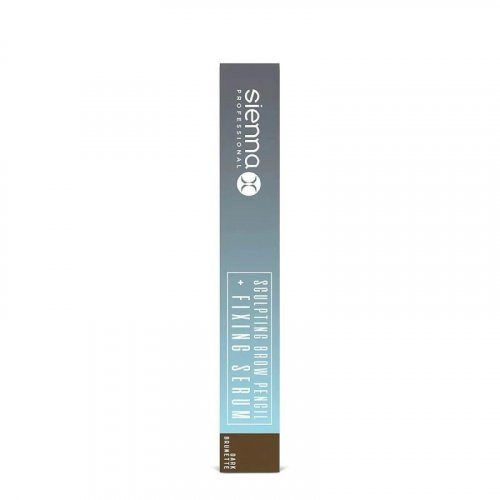 Sienna X Sculpting Brow Pencil + Fixing Serum Koriģējošs zīmulis + fiksējošs serums Dark Brunette