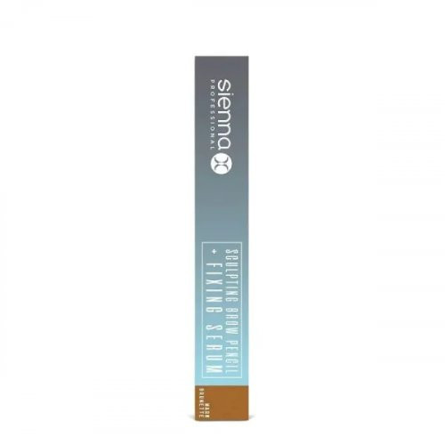 Sienna X Sculpting Brow Pencil + Fixing Serum Koriģējošs zīmulis + fiksējošs serums Dark Brunette