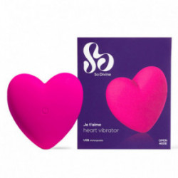 So Divine Je t'aime Heart Vibrator Stimulators Pink