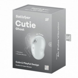 Satisfyer Cutie Ghost Double Air Pulse Vibrator Klitora stimulators Blue