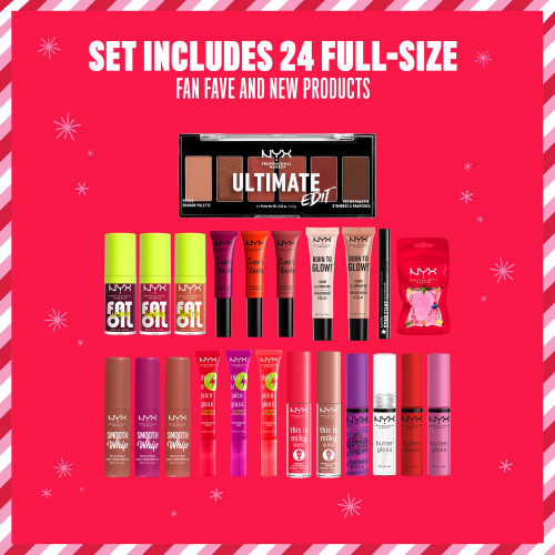 NYX Professional Makeup XMASS 24 Day Countdown Ierobežota daudzuma komplekts