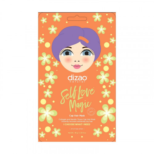 Dizao Collagen and Keratin Tissue Cap Hair Mask Matu maska - cepurīte 40g
