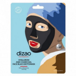 Dizao Hyaluron And Chacoal Face Black Botomask Melnā sejas maska