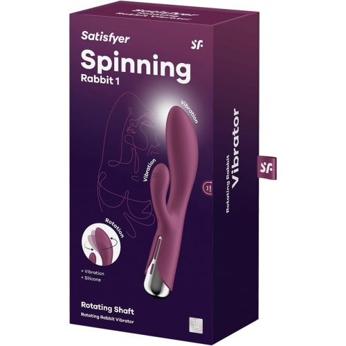 Satisfyer Spinning Rabbit 1 Vibrators - trusis Purple
