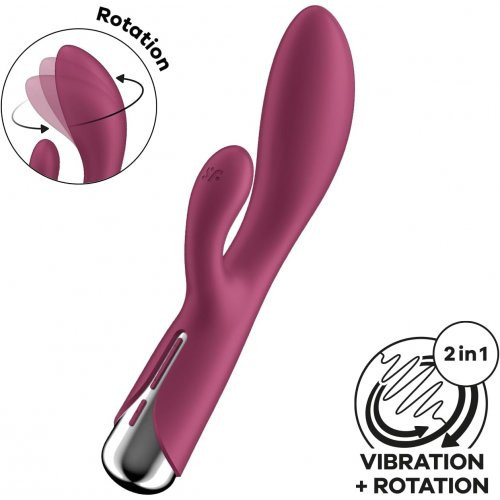 Satisfyer Spinning Rabbit 1 Vibrators - trusis Purple