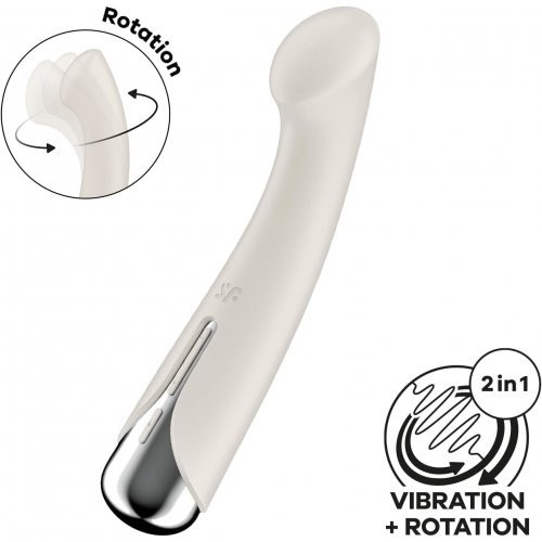 Satisfyer Spinning G-Spot 1 G-punkta vibrators White