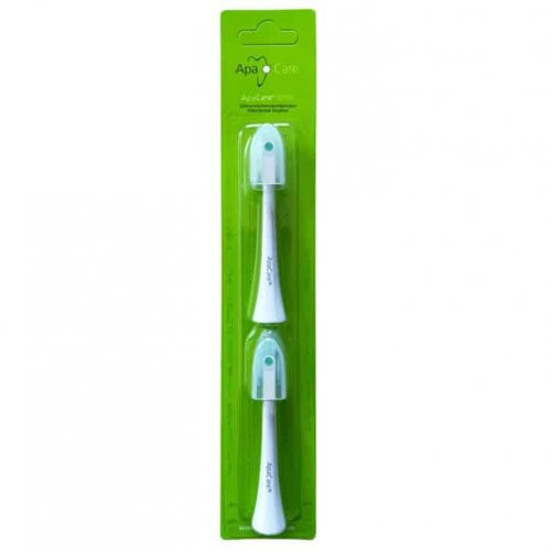 ApaCare Sonic 3D Sensitive Single Tuft Toothbrush Heads Viena zobu birstes uzgaļi 2vnt
