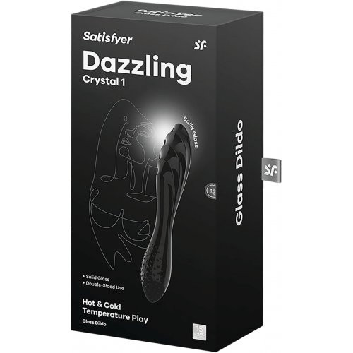 Satisfyer Dazzling Crystal 1 Stikla vibrators 1gab.