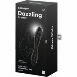 Satisfyer Dazzling Crystal 1 Stikla vibrators 1gab.