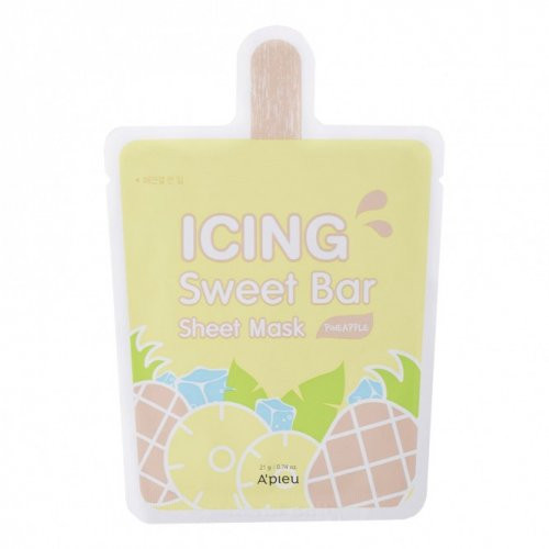 A'pieu Icing Sweet Bar Sheet Mask - Pineapple Sejas maska 1gab.