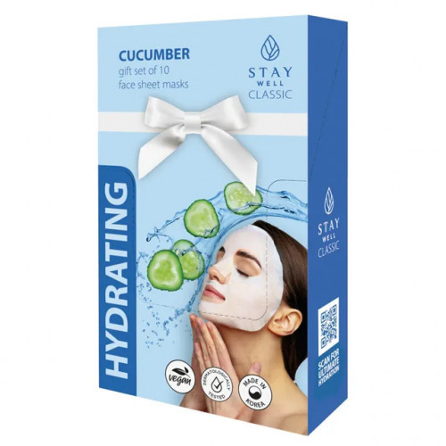STAY WELL Classic Mask Hydrating Cucumber Mitrinoša sejas maska 1gab.