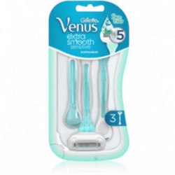 Gillette Venus Extra Smooth Sensitive Vienreizējie skuvekļi 3 vienetai