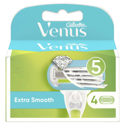 Gillette Venus Extra Smooth Razor Skuvekļa galviņas 4 vnt.