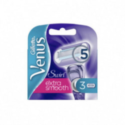 Gillette Venus Extra Smooth Swirl Razor Blades Skuvekļa galviņas 3 gab.