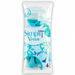 Gillette Venus Simply Smooth Disposal Razors Vienreizējie skuvekļi 4gab