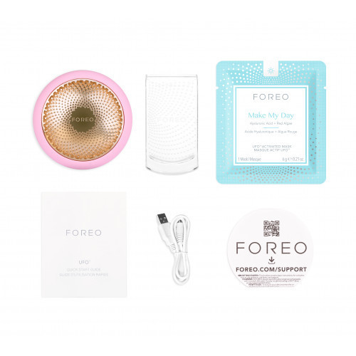 Foreo UFO 2 Power Mask Lerīce sejas ādas kopšanai Pearl Pink