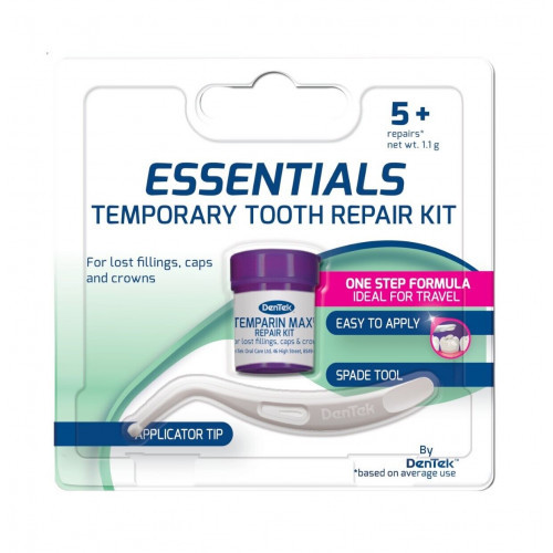Dentek Essentials Temporary Tooth Repair Kit Pagaidu zobu remonta komplekts 1gab.