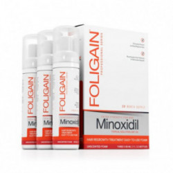 Foligain Advanced Hair Regrowth Treatment Foam For Men with Minoxidil 5% Matu augšanas putas vīriešiem 3 Mēnešiem