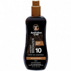 Australian Gold Spray Gel with Instant Bronzer SPF10 Izsmidzināms saules aizsargkrēms ar bronzeri 237ml