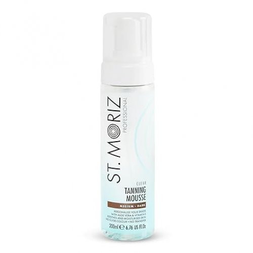 St. Moriz Medium Dark Tanning Mousse Paštonējošas dzidrās putas vidēji tumšām iedegumam 200ml