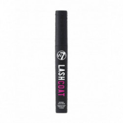 W7 Cosmetics Lash Coat Waterproof Topcoat Mascara Ūdensnoturīga skropstu tuša 4.5ml