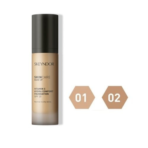 Skeyndor Vitamin C Hydra Comfort Foundation Mitrinošs tonālais krēms ar C vitamīnu 30ml