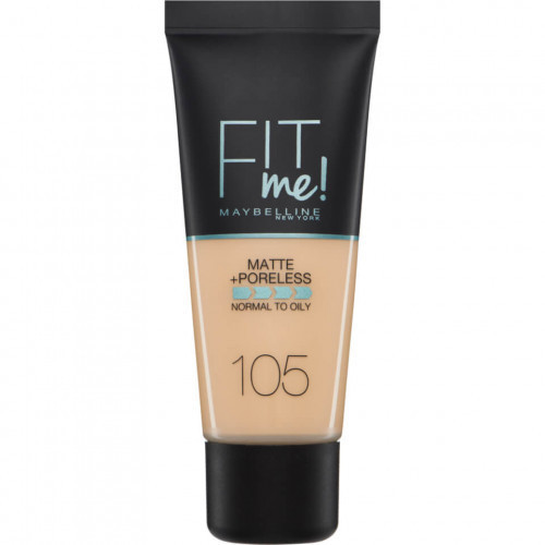 Maybelline Fit Me Matte + Poreless Foundation Tonālais krēms 30ml