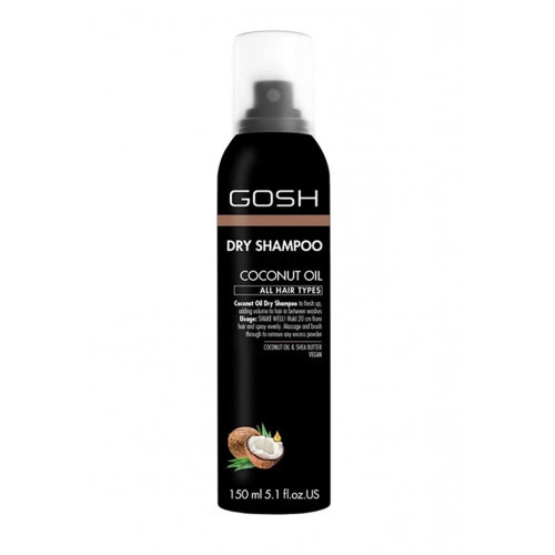 GOSH Copenhagen Dry Shampoo Spray Coconut Oil Sausais šampūns 150ml