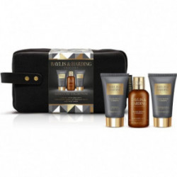 Baylis & Harding Signature Men's Black Pepper & Ginseng Gift Set Vīriešu ķermeņa kopšanas komplekts ar kosmētikas somiņu