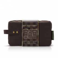 Baylis & Harding Signature Men's Black Pepper & Ginseng Gift Set Vīriešu ķermeņa kopšanas komplekts ar kosmētikas somiņu