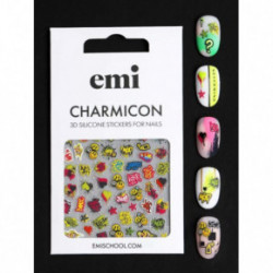 E.Mi Charmicon Silicone Stickers Nagu uzlīmes #170 Zipper