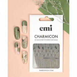 E.Mi Charmicon Silicone Stickers Nagu uzlīmes #170 Zipper