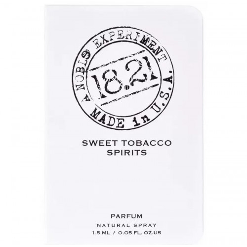 18.21 Man Made Sweet Tobacco Spirits Men Parfum Vīriešu smaržas 1.5ml