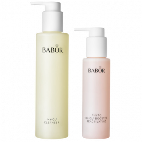 Babor HY-ÖL Cleanser & Phyto HY-ÖL Booster Reactivating Sejas tīrīšanas komplekts nobriedušai ādai 100ml+200ml