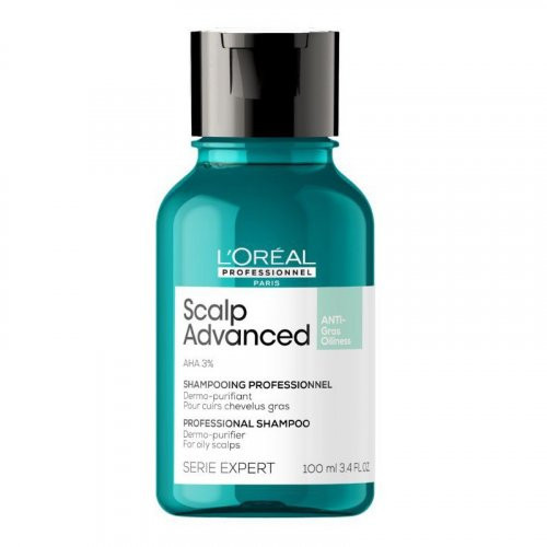 L'Oréal Professionnel Scalp Advanced Anti-Oiliness Dermo-Purifier Shampoo Attīrošs šampūns taukainiem matiem 500ml