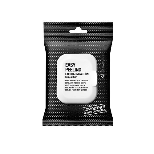 Comodynes Easy Peeling Exfoliating Action Face & Body Salvete ar pīlinga efektu sejai un ķermenim 20gab.