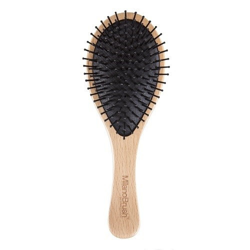 MilanoBrush Stacy Wooden Hair Brush Matu suka