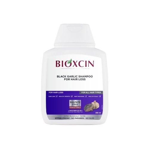 Bioxcin (Bioxsine) Dermagen Black Garlic Shampoo Šampūns pret matu izskrišanu ar melno ķiploku 300ml