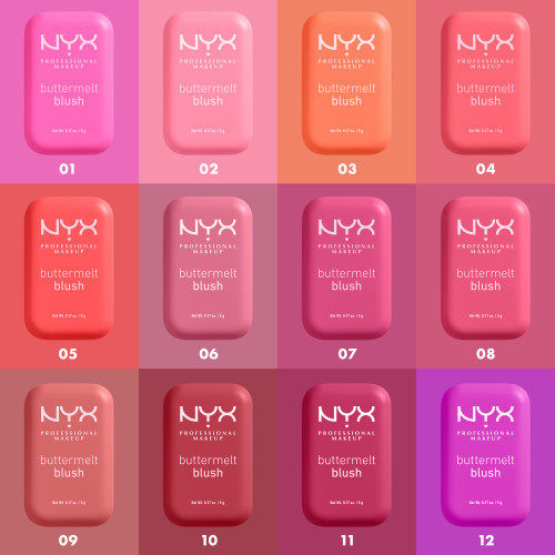 NYX Professional Makeup Buttermelt Blush Vaigu sārtums 5g