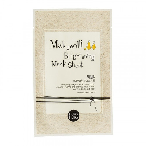 Holika Holika Makgeolli Brightening Mask Sheet Maska sejai 1gab.