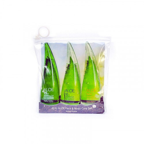 Holika Holika Jeju Aloe Face And Bodycare Set Komplekts ādai un ķermeņim 3x55ml