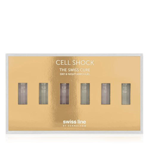 Swiss Line Cell Shock The Swiss Cure – Day & Night Ampoules Nostiprinošas ampulas sejai 6x5ml