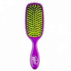 WetBrush Retail Shine Enhancer Brush Matu suka ar meža cūkas sariem Black