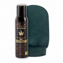 That'so Sun Makeup On-the-Go Dark Hemp (DHA 6%) + Mitt Ismidzināms pašiedeguma līdzeklis + cimds