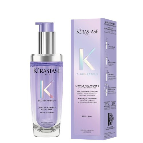 Kérastase Blond Absolu L'Huile Cicagloss Refillable Hair Oil Intensīvi gaišus matus stiprinoša eļļa 75ml