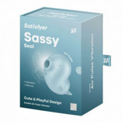 Satisfyer Sassy Seal Double Air Pulse Vibrator Klitora stimulators 1gab.