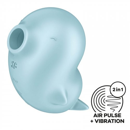 Satisfyer Sassy Seal Double Air Pulse Vibrator Klitora stimulators 1gab.