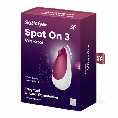 Satisfyer Spot On 3 Lay-On Vibrator Klitora stimulators Black